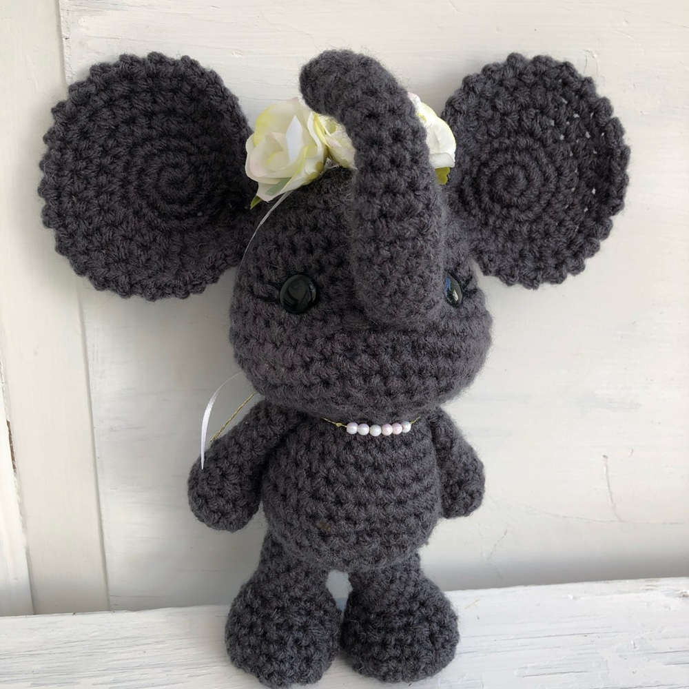 Crochet elephant 🐘